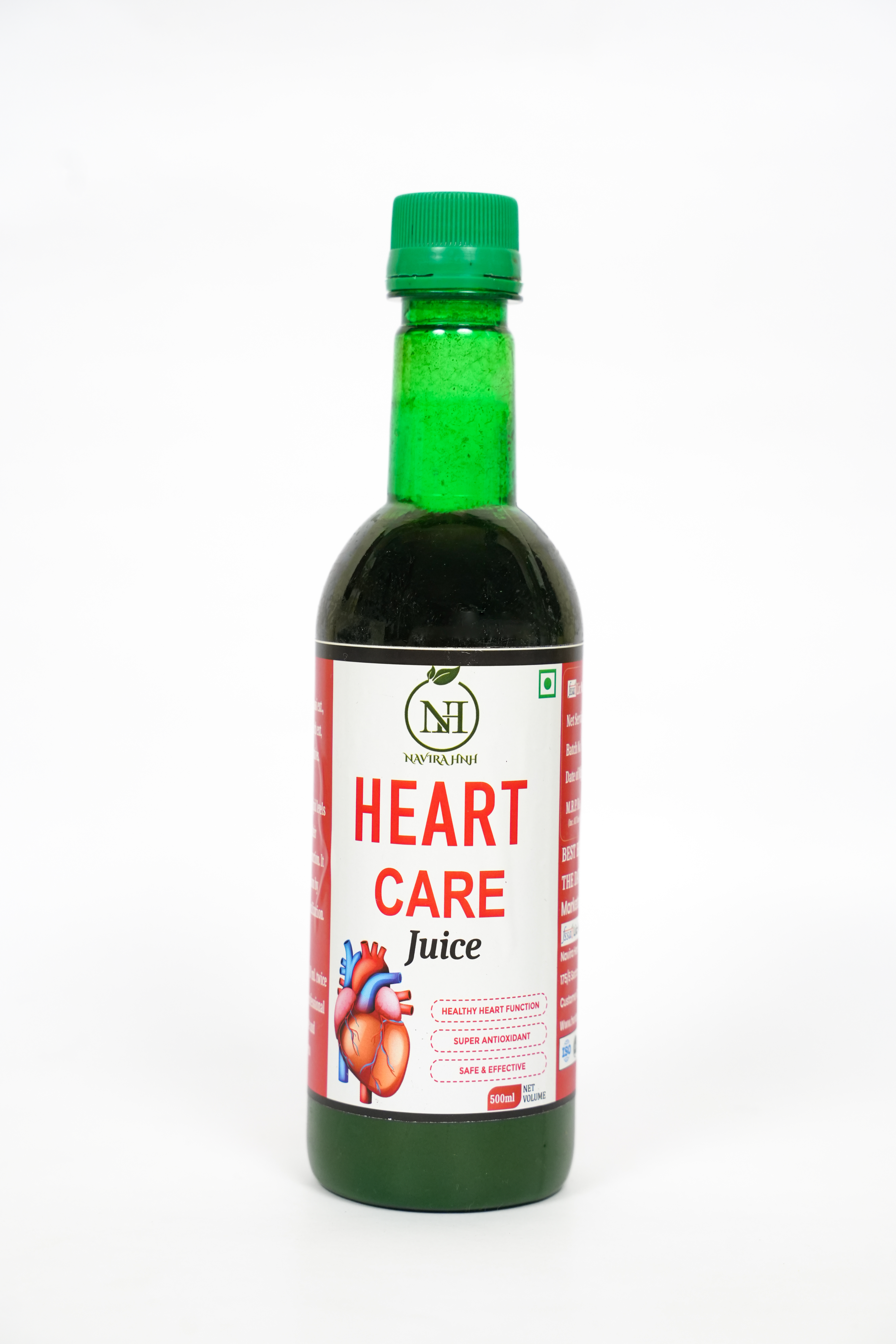 Navira HNH Heart Care Juice | Ayurvedic Tonic for Cardiovascular Wellness Support | 500 ml